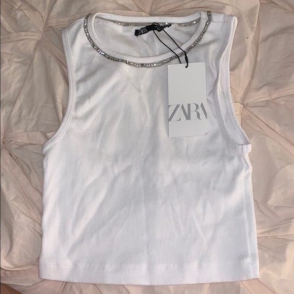 Zara crop top shirt - Picture 1 of 1